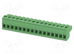 PCB connector, nominal cross section: 2.5 mm?, color: green,