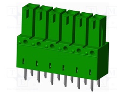 Connector: pluggable terminal block; socket; female; straight