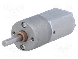Motor: DC; with gearbox; 12VDC; 1.6A; Shaft: D spring; 180rpm