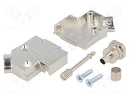 Enclosure: for D-Sub connectors; D-Sub 9pin,D-Sub HD 15pin