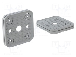 Suction-plate for vacuum block; 100g; 120x120x16.5mm