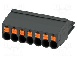 PCB connector, nominal cross section: 4 mm2, color: black, n
