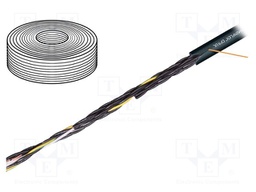 Wire: control cable; chainflex® CF9; 6x0,34mm2; TPE; grey; Cu