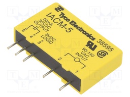 Relay: solid state; Ucntrl: 5VDC; -30÷80°C; 43.6x10.3x25.5mm