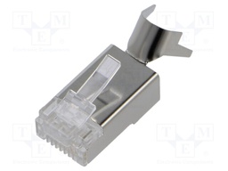 Connector: RJ45; plug; PIN: 8; Cat: 6a; shielded; Layout: 8p8c