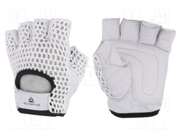 Protective gloves; Size: 9; natural leather; 50MAC