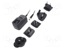 Power supply: switched-mode; voltage source; 9VDC; 1.28A; 12W