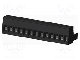 Connector: pluggable terminal block; plug; female; straight; 5mm