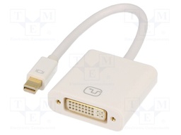 Adapter; mini DisplayPort plug,DVI-I (24+5) socket; 0.15m