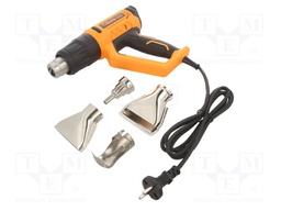 Electric hot shrink gun; 2kW; 400÷500l/min; Plug: EU; 230VAC