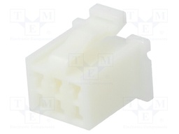 Connector: wire-board; MDF6; plug; female; w/o contacts; PIN: 6