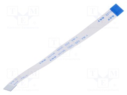 FFC cable; Cores: 14; Cable ph: 0.5mm; L: 101mm; 60V; Plating: tinned