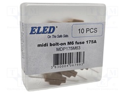 Fuse: fuse; 175A; 58VDC; automotive; 41mm; M6 screw; 41x12x8.24mm