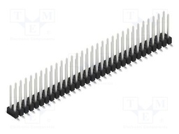 Connector: pin strips; pin header; male; PIN: 62; 2.54mm; SMT; 2x31