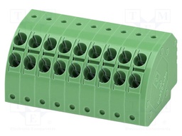 PCB connector, nominal cross section: 1.5 mm?, color: green,