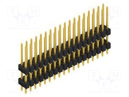 Connector: pin strips; pin header; male; PIN: 36; 2.54mm; THT; 2x18