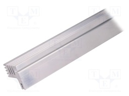 Heatsink: extruded; TO220; natural; L: 1000mm; W: 30mm; H: 31mm