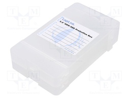 Hard discs housing: 2,5"; Enclos.mat: plastic; white