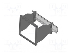 Adapter for DIN rail; Dim: 68x68mm; Dimensions: 72x72mm