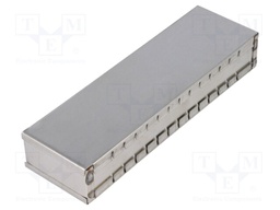 Enclosure: shielding; X: 50mm; Y: 161mm; Z: 26mm; steel