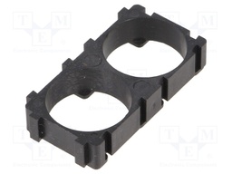 Clip; polypropylene; 42x22x8mm; Application: 18650