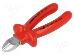 Pliers; insulated,side,cutting; for voltage works; 160mm; 1kVAC