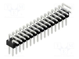 Connector: pin strips; pin header; male; PIN: 32; 2.54mm; THT; 2x16