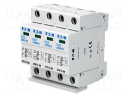 Surge arrestor; Type 1+2; Poles: 4; 280VAC; Mounting: DIN; -40÷70°C