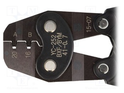 Tool: for crimping; Application: BXF-41T-0.7,BYM-41T-0.7
