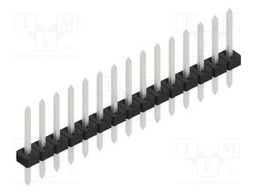 Connector: pin strips; pin header; male; PIN: 15; 2mm; THT; 1x15