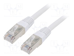 Patch cord; F/UTP; 6; stranded; CCA; PVC; grey; Len: 5m; 26AWG
