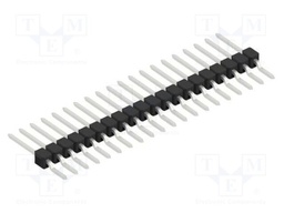 Connector: pin strips; pin header; male; PIN: 20; 2.54mm; SMT; 1x20