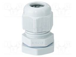 Cable gland; M16; 1.5; IP66,IP67; polyamide; light grey