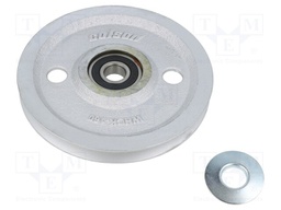 Wheel; Ø: 160mm; W: 20mm; 550kg; Mat: cast iron; Ømount.hole: 20mm