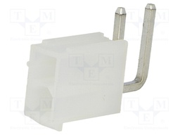 Socket; wire-board; male; MF42; 4.2mm; PIN: 2; THT; 7A; tinned