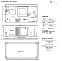 Power supply: switched-mode; 45W; 90÷264VAC; OUT: 1; 48VDC; 1A; 86%