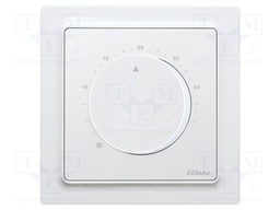 Temperature controller; for building in,plaster embedded