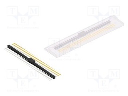 Connector: pin strips; pin header; male; PIN: 30; 2.54mm; SMT; 1x30