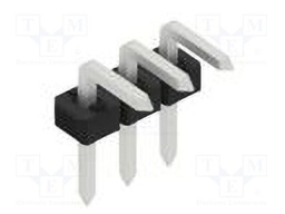 Connector: pin strips; pin header; male; PIN: 3; 2mm; THT; 1x3; 100V