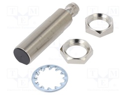 Sensor: inductive; Output conf: PNP / NO; 0÷14mm; 10÷30VDC; M18