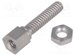 Set of screws for D-Sub; Thread len: 12.7mm; Thread: UNC4-40