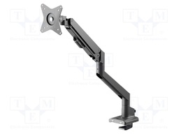 LCD/LED holder; black; with a spring mechanism; 9kg