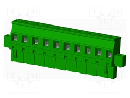 Connector: pluggable terminal block; plug; female; angled 90°