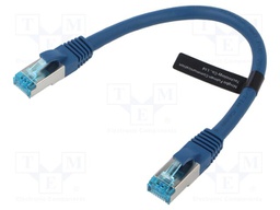 Patch cord; RJ45 plug,both sides; S/FTP; 5e; wire; OFC; 0.2m; PVC