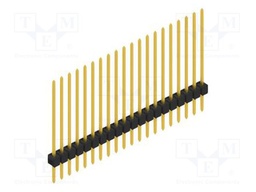 Connector: pin strips; pin header; male; PIN: 20; 2.54mm; THT; 1x20