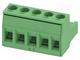 PCB connector, nominal cross section: 2.5 mm?, color: green,