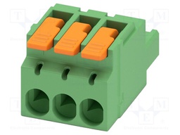 PCB connector, nominal cross section: 2.5 mm?, color: green,