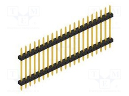 Connector: pin strips; pin header; male; PIN: 21; 2mm; THT; 1x21
