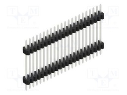 Connector: pin strips; pin header; male; PIN: 22; 1.27mm; THT; 1x22