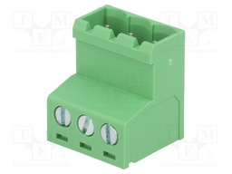 Pluggable terminal block; 5mm; ways: 3; straight; plug; male; 320V